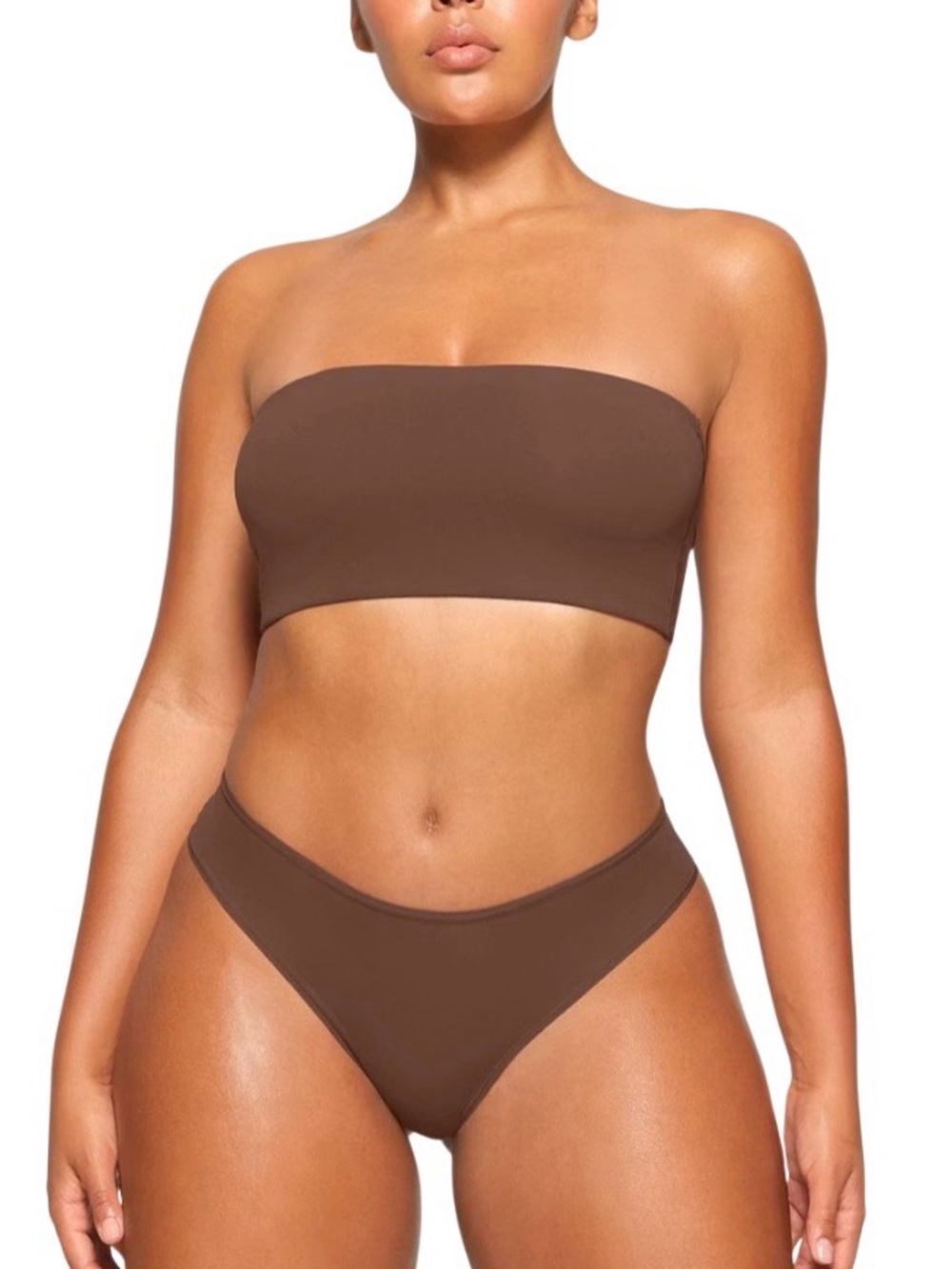 SKIMS Fits Everybody Bandeau Jasper Large🤎✨